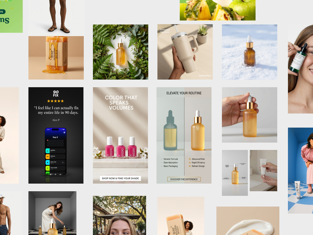 Ad templates preview