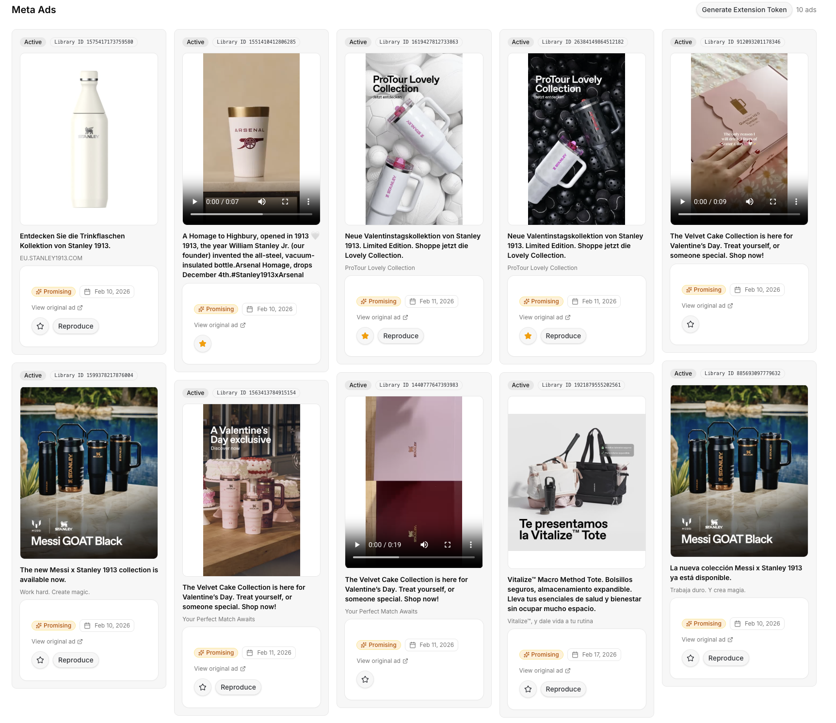 Competitor Winning Ads preview